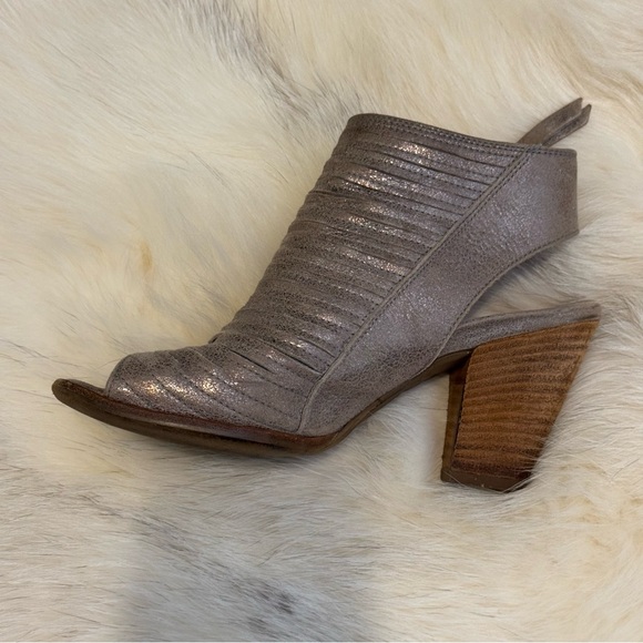 Paul Green Womens Cayanne Leather Peep Toe Sandal Booties Size 6.5 UK 4 - Picture 5 of 13